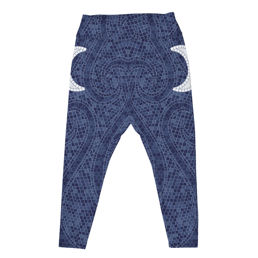 Mystic Moon Mosaic Flow Plus Size Leggings