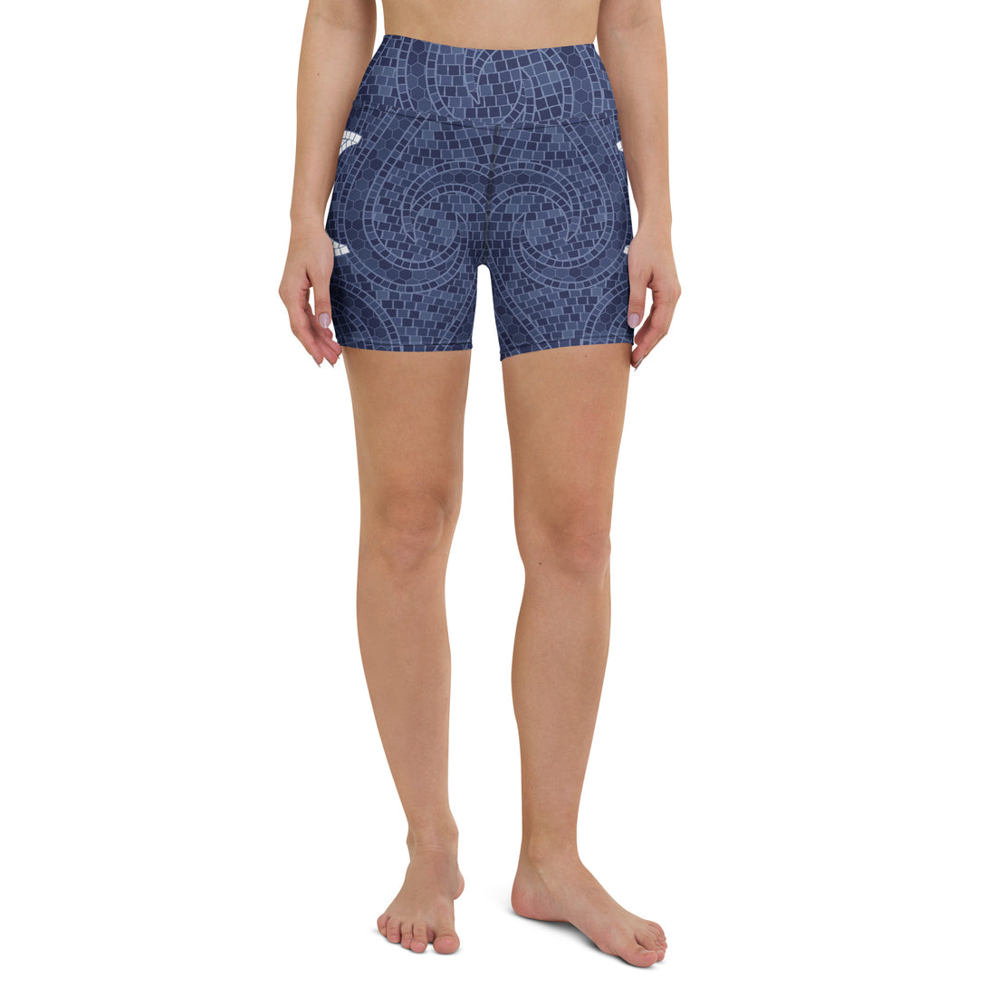 Mystic Moon Mosaic Flow Yoga Shorts