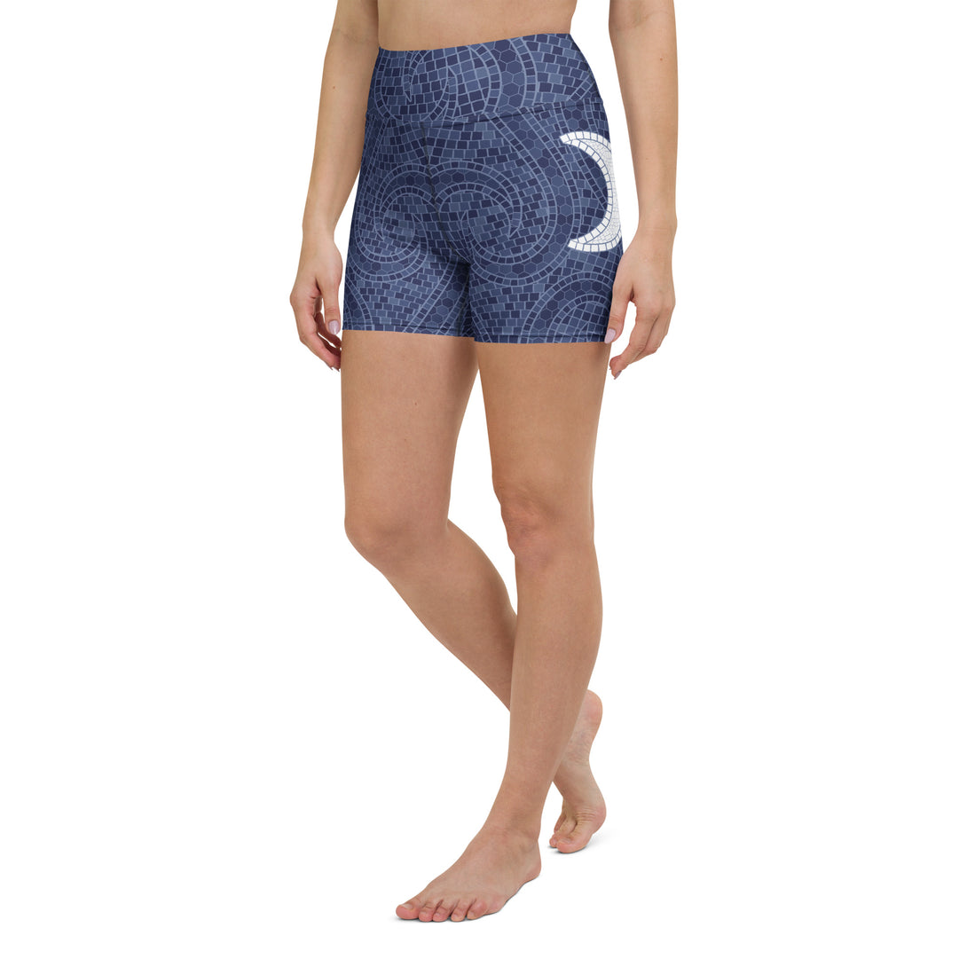Mystic Moon Mosaic Flow Yoga Shorts