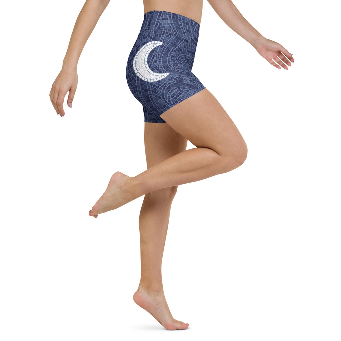Mystic Moon Mosaic Flow Yoga Shorts