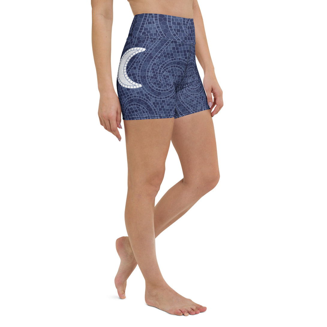 Mystic Moon Mosaic Flow Yoga Shorts