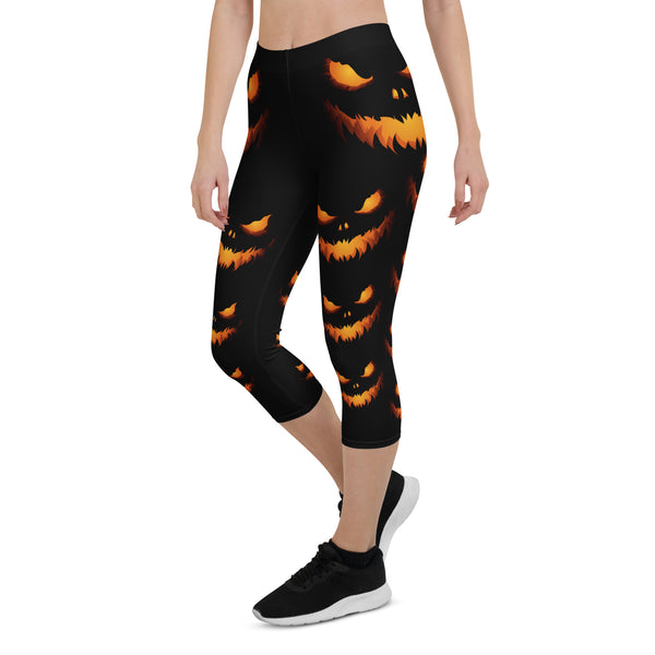 Night of Pumpkins Capris