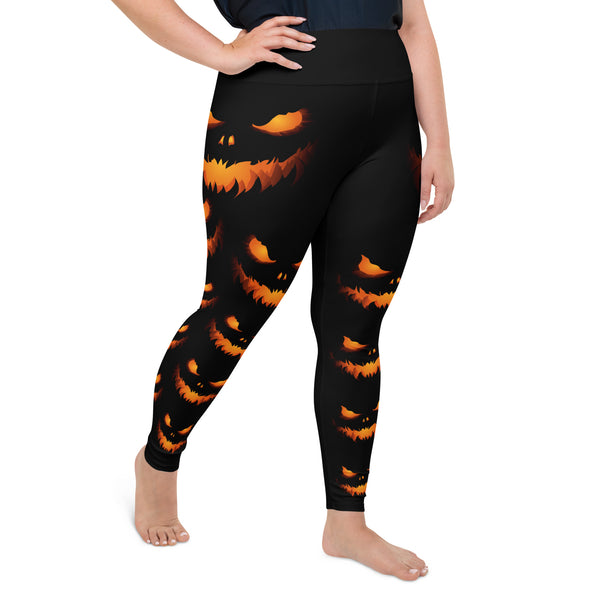 Night of Pumpkins Plus Size Leggings