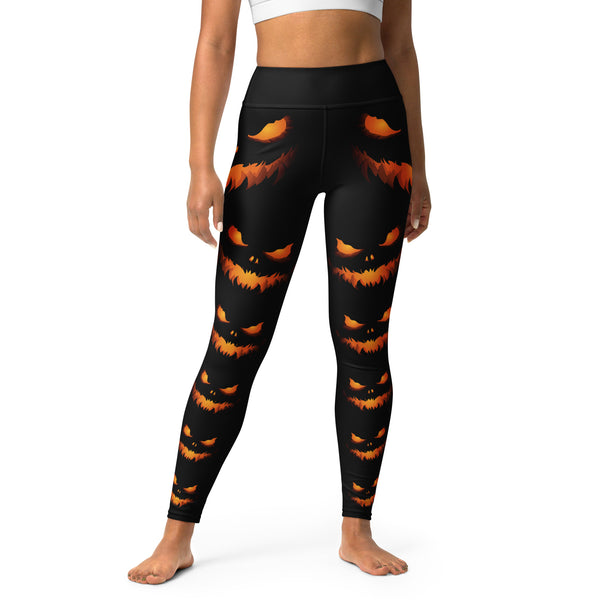 Night of Pumpkins Yoga Leggings