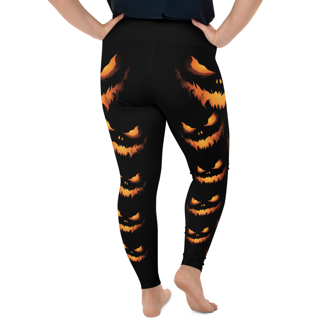 Night of Pumpkins Plus Size Leggings