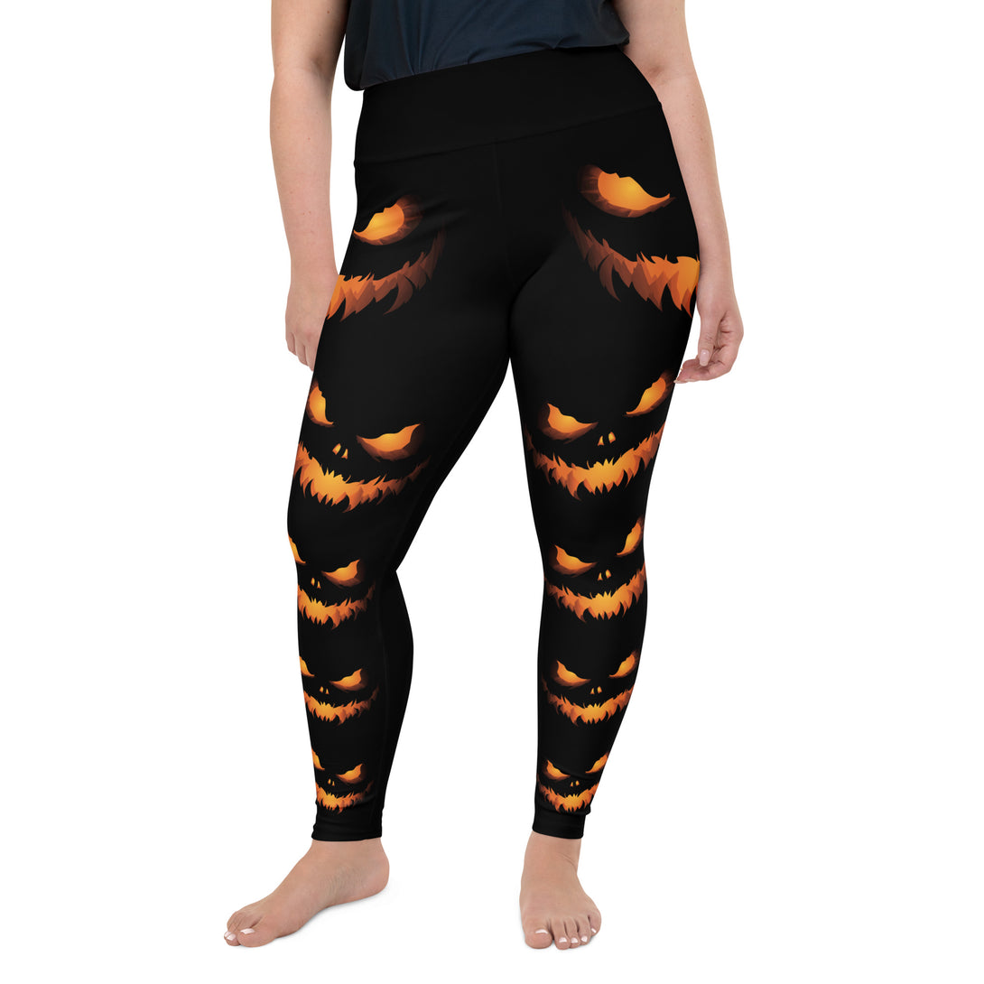 Night of Pumpkins Plus Size Leggings