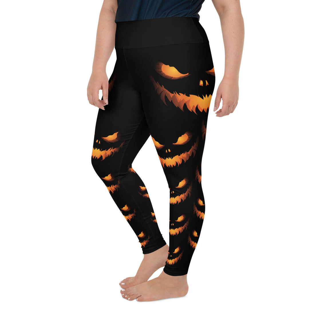 Night of Pumpkins Plus Size Leggings