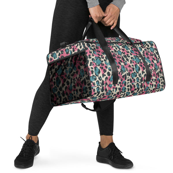 Pastel Panther Camouflage Duffle Bag