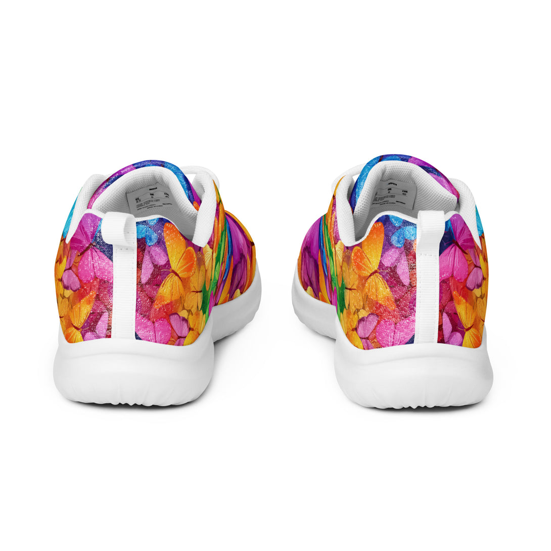 Radiant Flutter Butterfly Athletic Shoes in color by Dripova