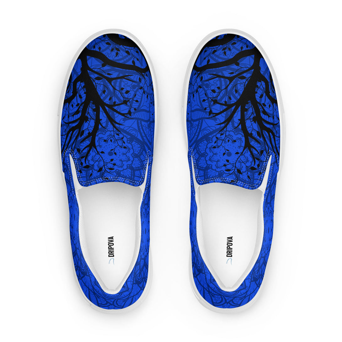 Rooted Soul Mandala Tree Slip-On Canvas Shoes
