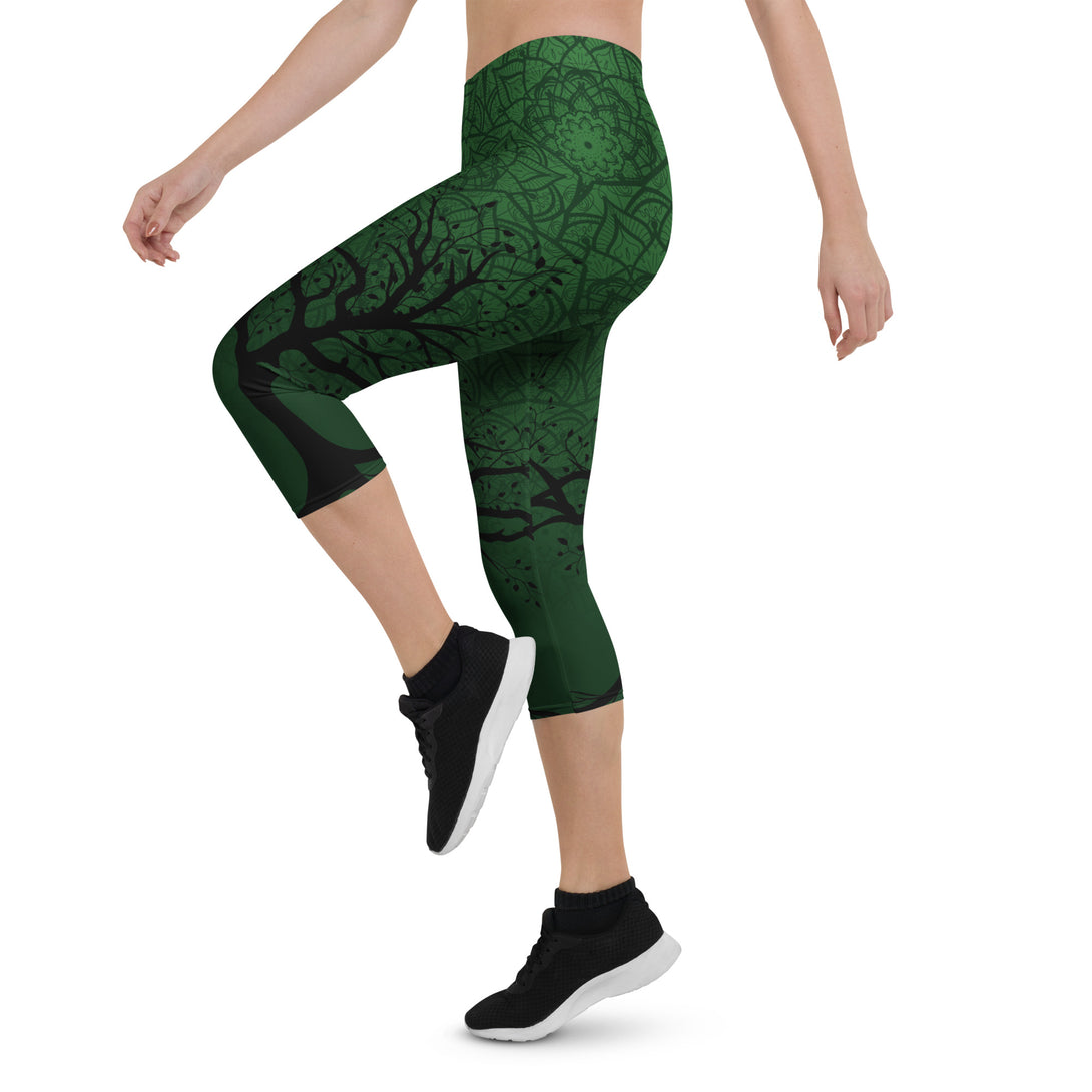 Rooted Soul Mandala Tree Capris