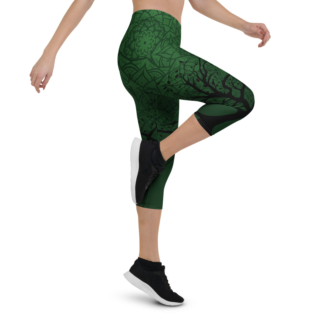 Rooted Soul Mandala Tree Capris
