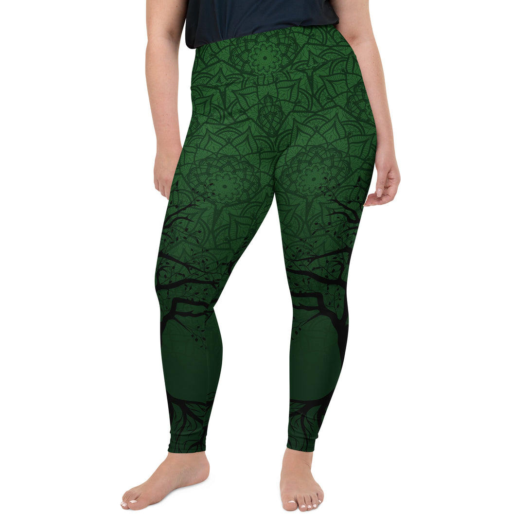 Rooted Soul Mandala Tree Plus Size Leggings