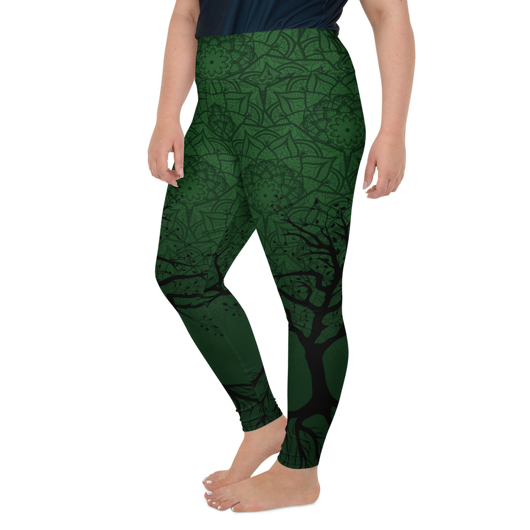 Rooted Soul Mandala Tree Plus Size Leggings