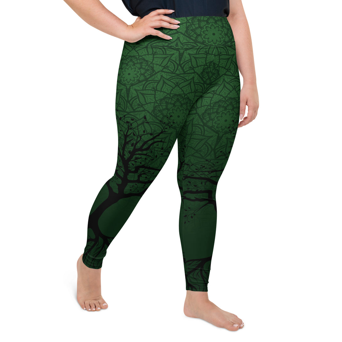 Rooted Soul Mandala Tree Plus Size Leggings