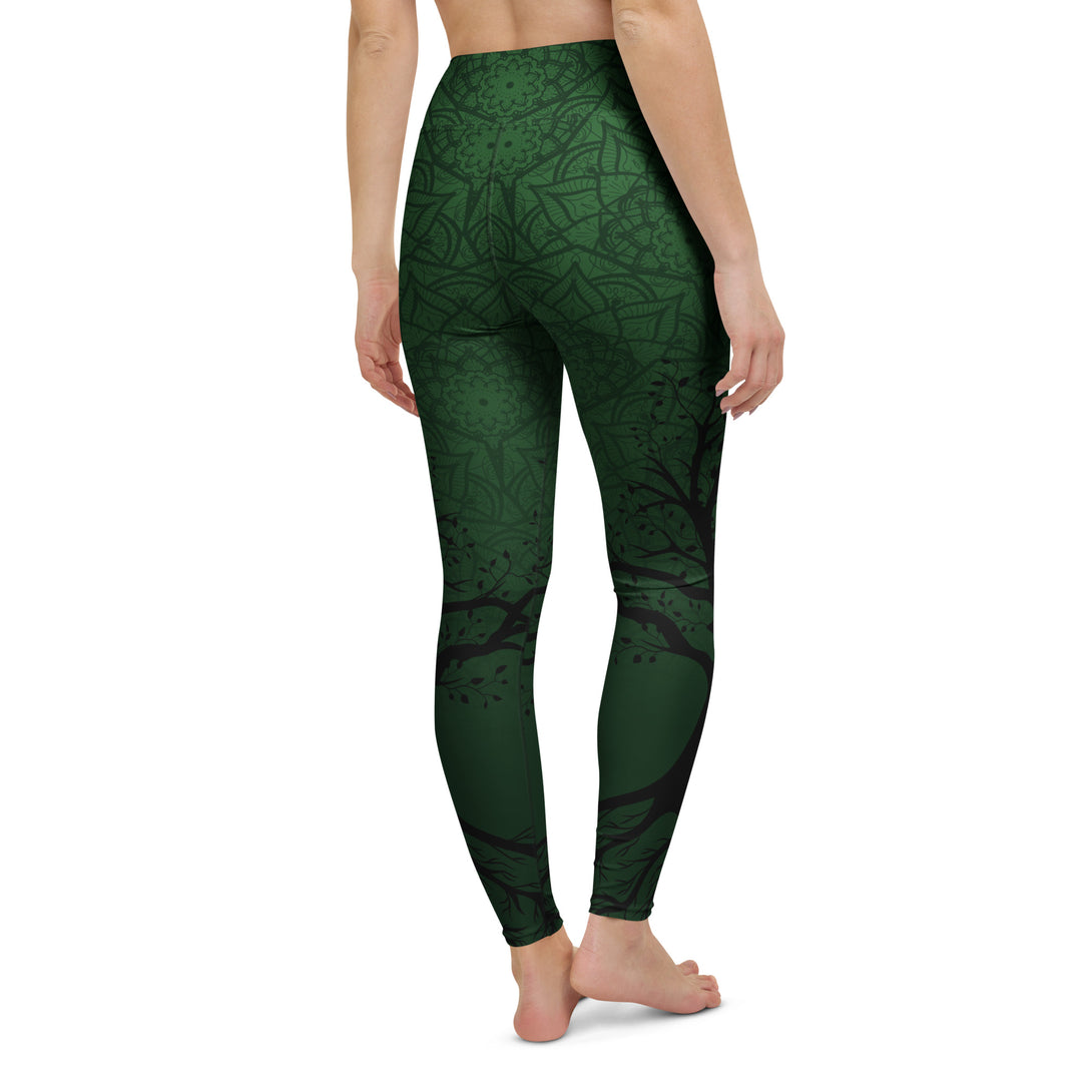 Rooted Soul Mandala Tree Yoga Leggings