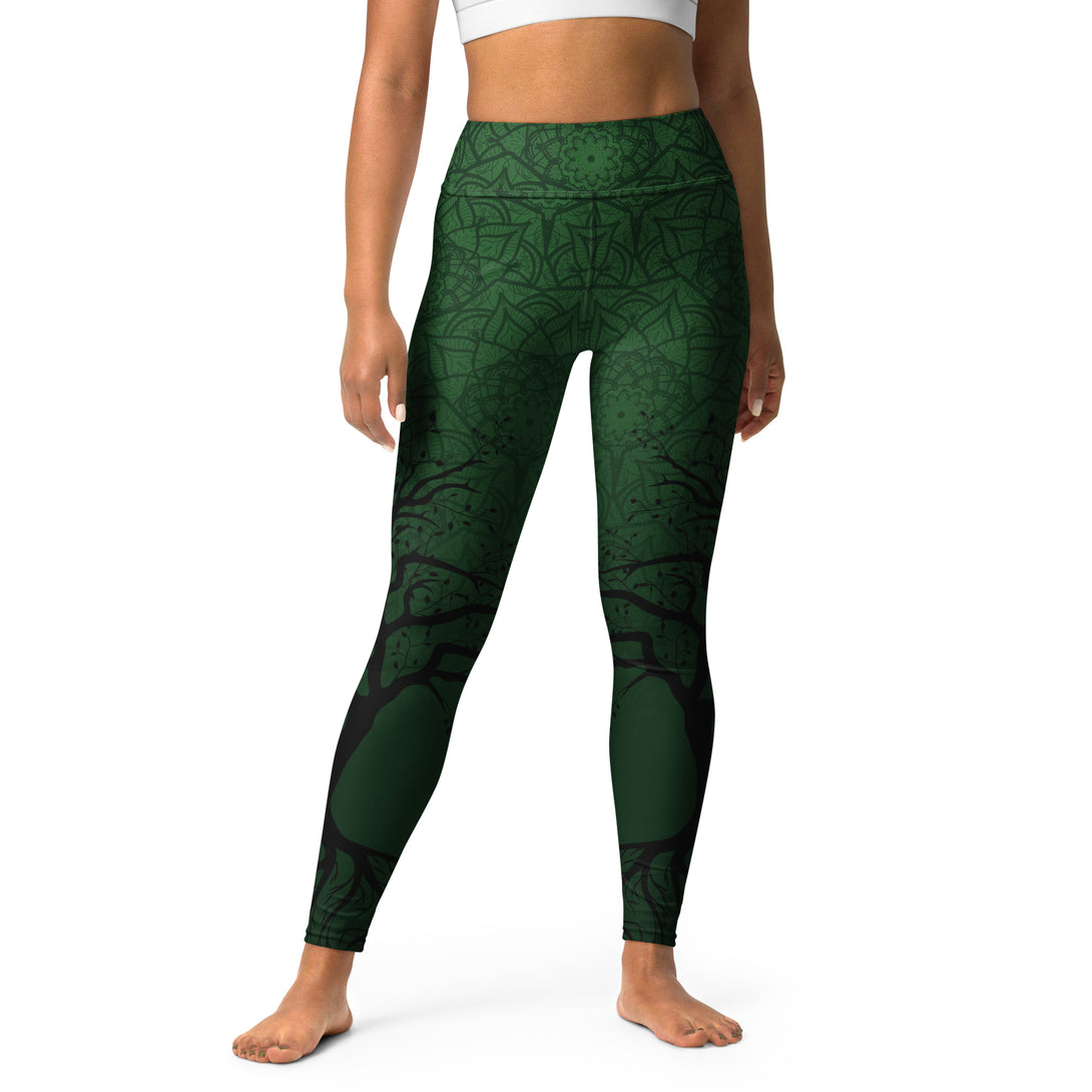Rooted Soul Mandala Tree Yoga Leggings