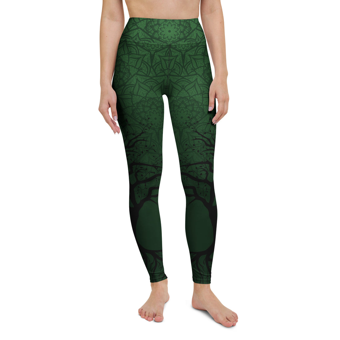 Rooted Soul Mandala Tree Yoga Leggings
