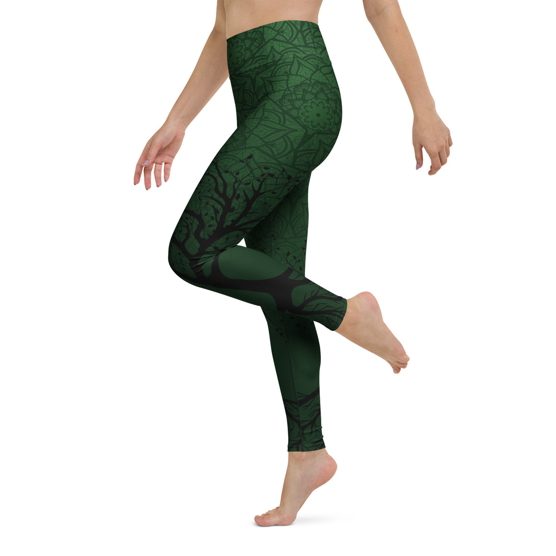Rooted Soul Mandala Tree Yoga Leggings
