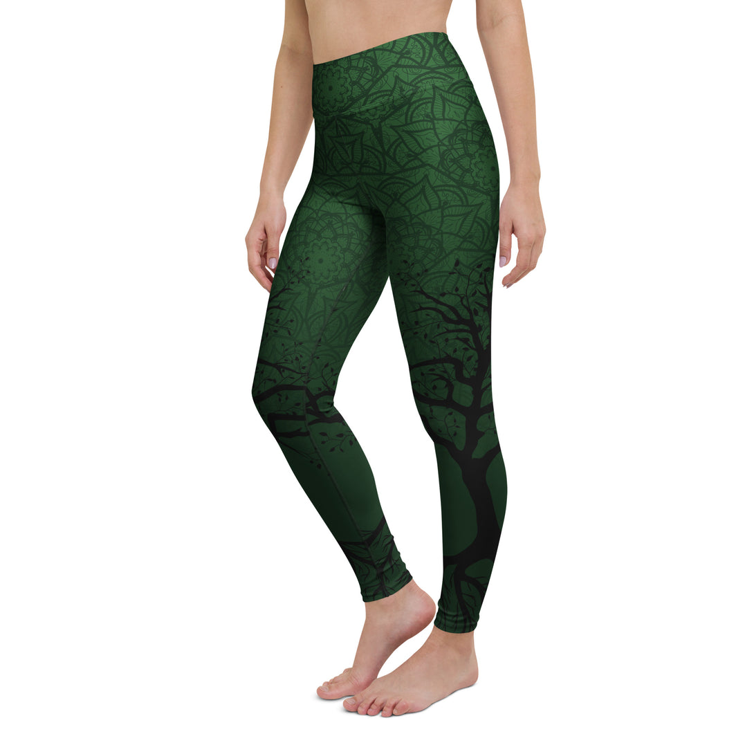 Rooted Soul Mandala Tree Yoga Leggings