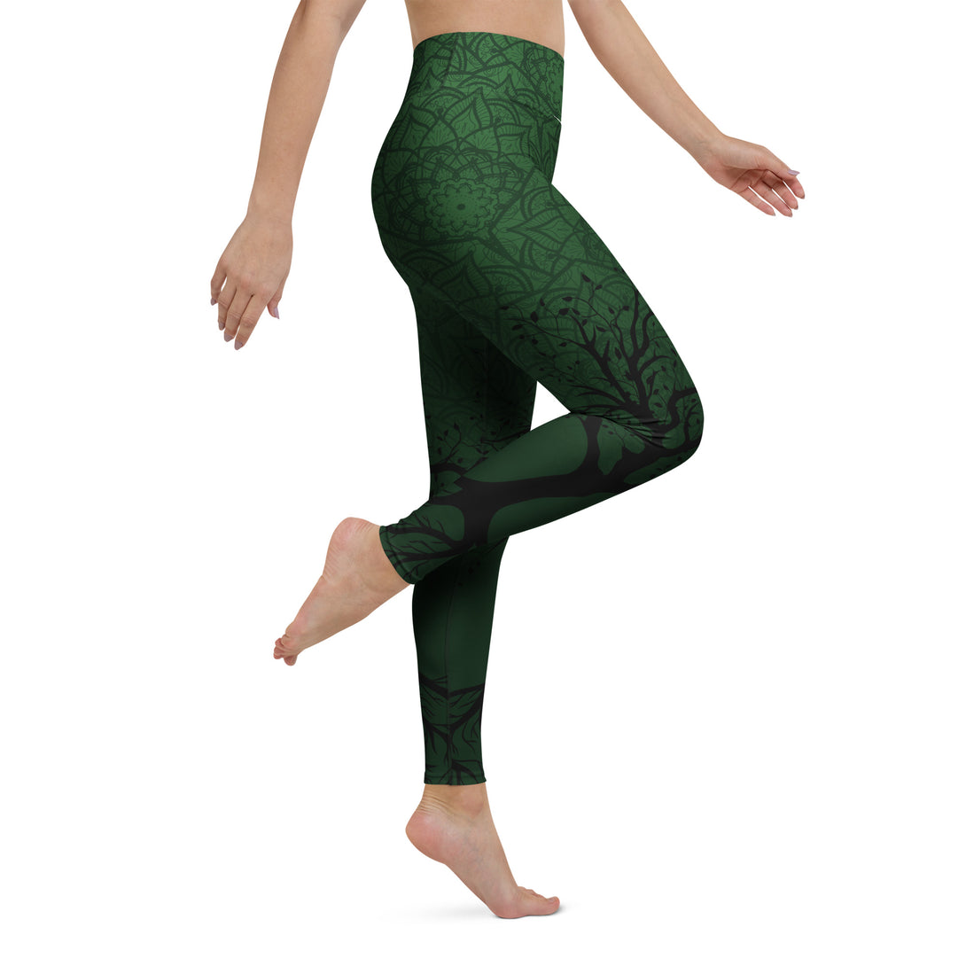 Rooted Soul Mandala Tree Yoga Leggings