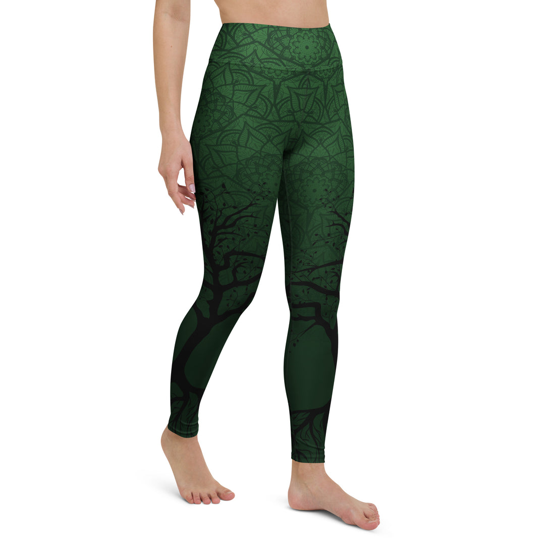 Rooted Soul Mandala Tree Yoga Leggings
