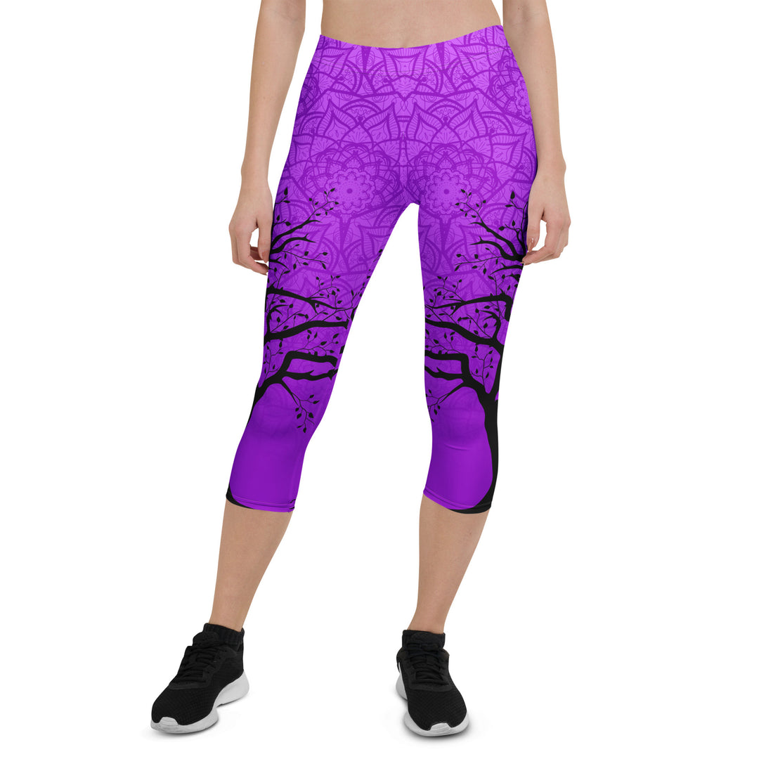 Rooted Soul Mandala Tree Capris