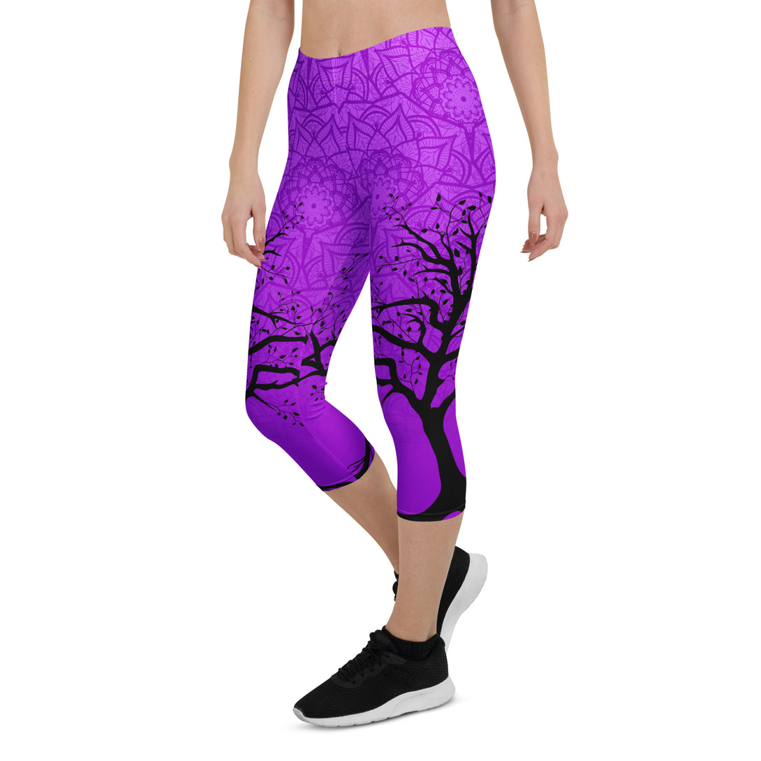 Rooted Soul Mandala Tree Capris