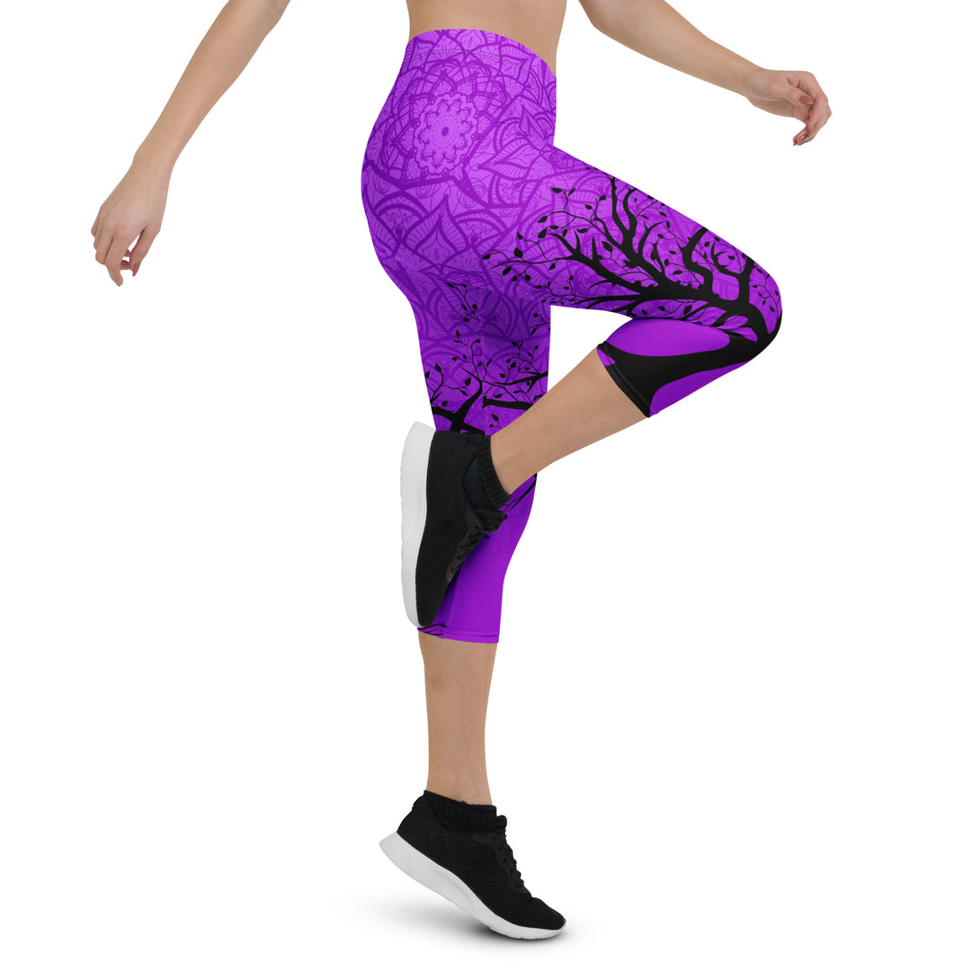 Rooted Soul Mandala Tree Capris