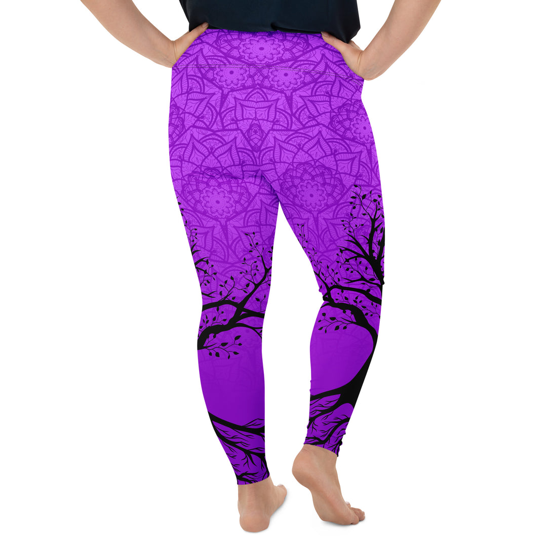 Rooted Soul Mandala Tree Plus Size Leggings