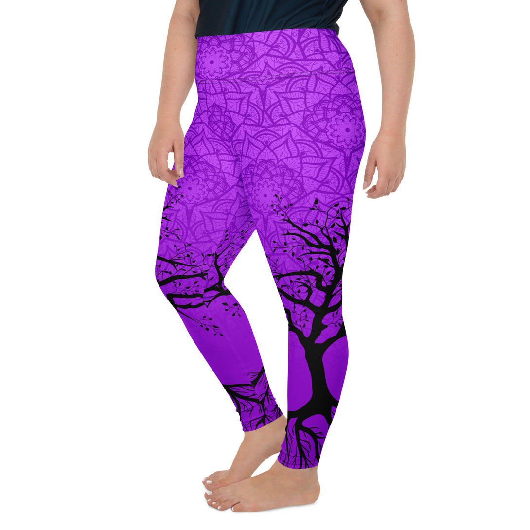 Rooted Soul Mandala Tree Plus Size Leggings