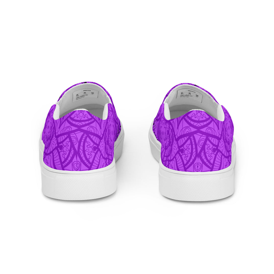 Rooted Soul Mandala Tree Slip-On Canvas Shoes