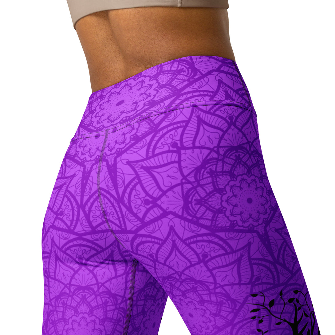 Rooted Soul Mandala Tree Yoga Leggings