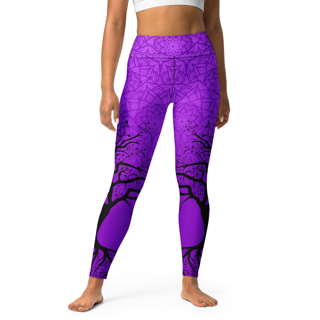 Rooted Soul Mandala Tree Yoga Leggings