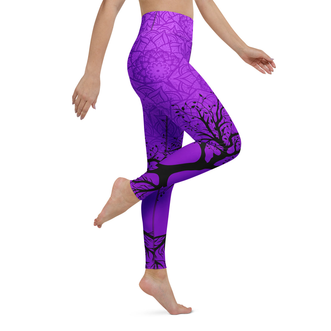 Rooted Soul Mandala Tree Yoga Leggings
