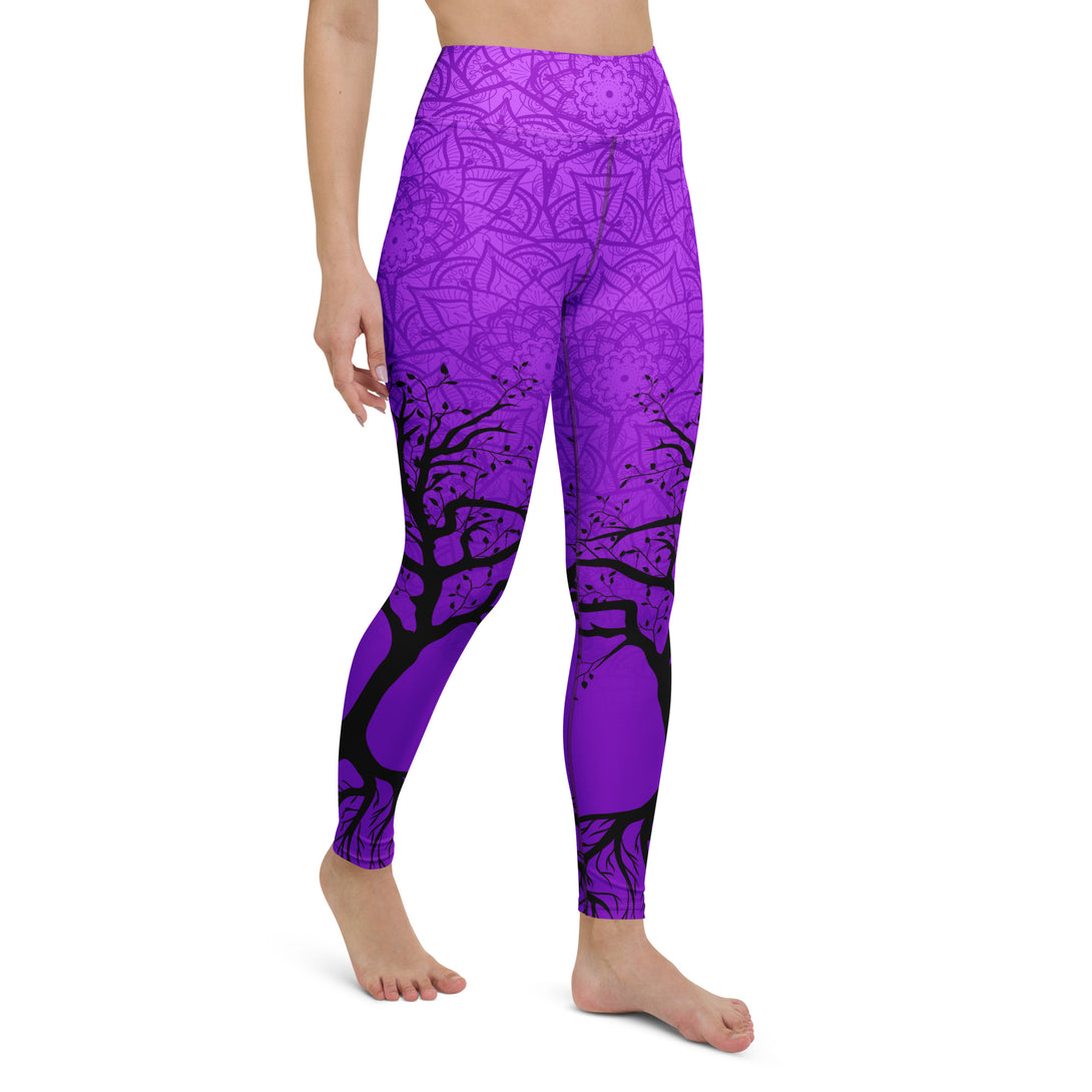 Rooted Soul Mandala Tree Yoga Leggings