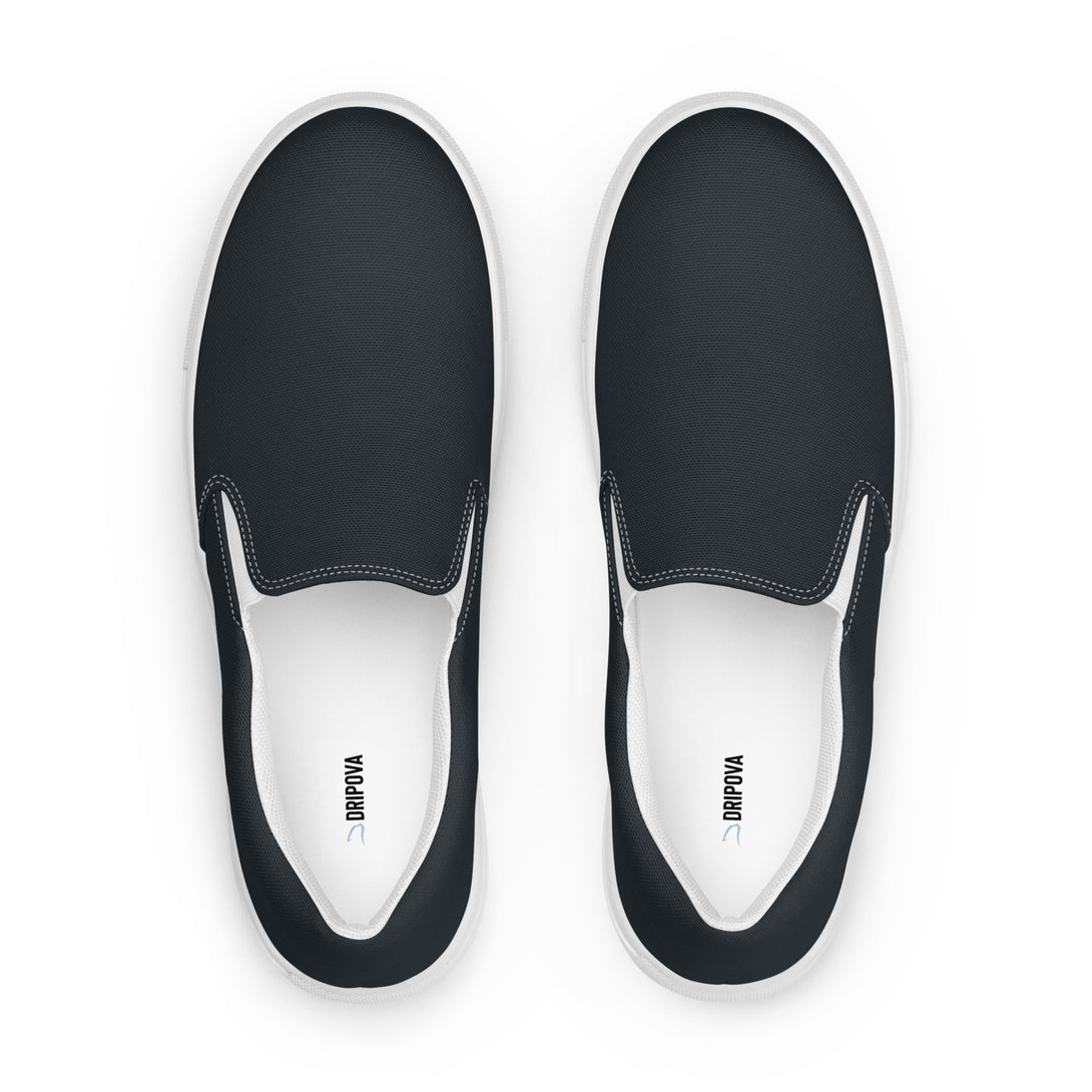 Smokin Charcoal Slate Slip-On Canvas Shoes