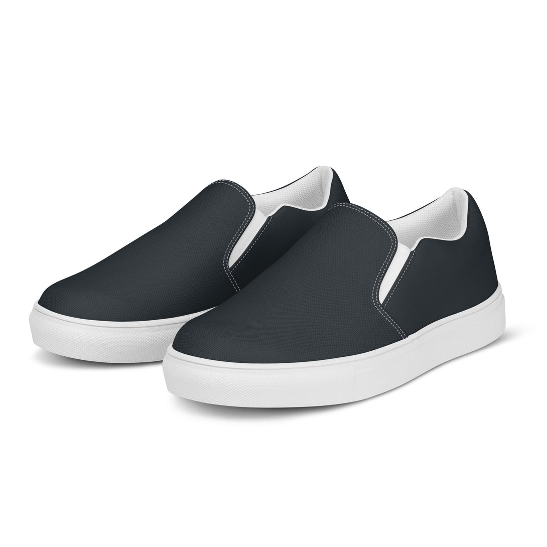 Smokin Charcoal Slate Slip-On Canvas Shoes