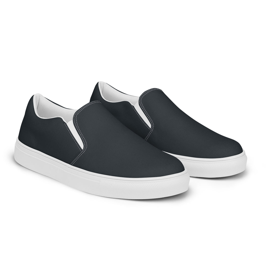 Smokin Charcoal Slate Slip-On Canvas Shoes