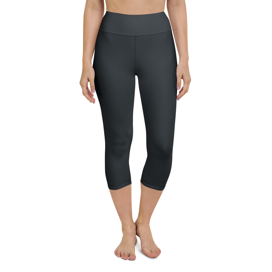 Smokin Charcoal Slate Yoga Capris