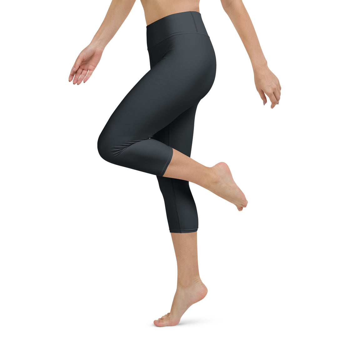 Smokin Charcoal Slate Yoga Capris