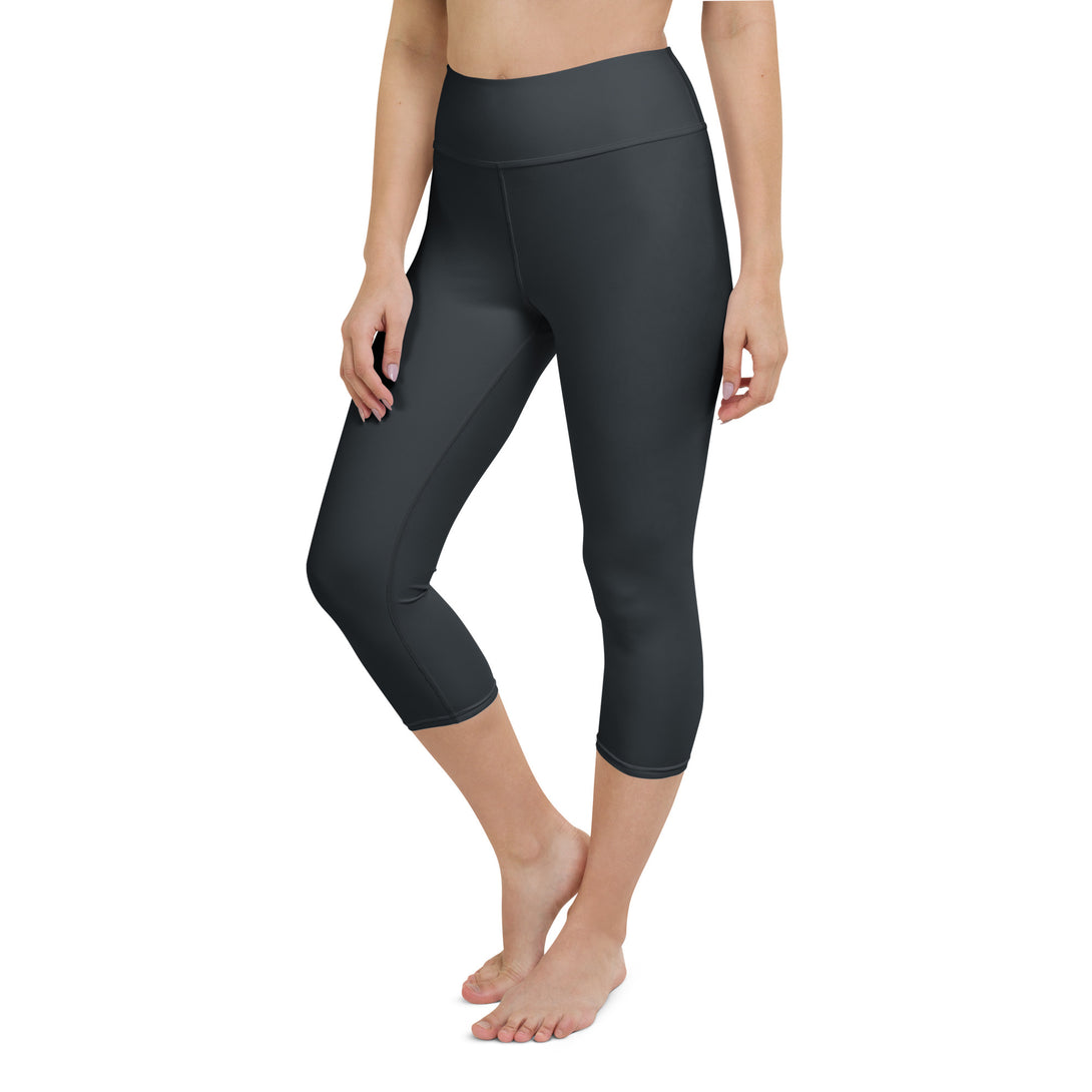 Smokin Charcoal Slate Yoga Capris