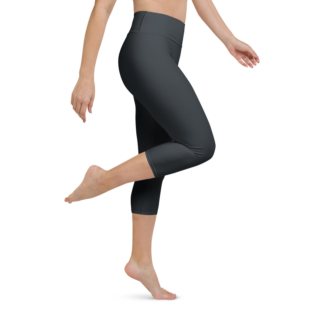 Smokin Charcoal Slate Yoga Capris