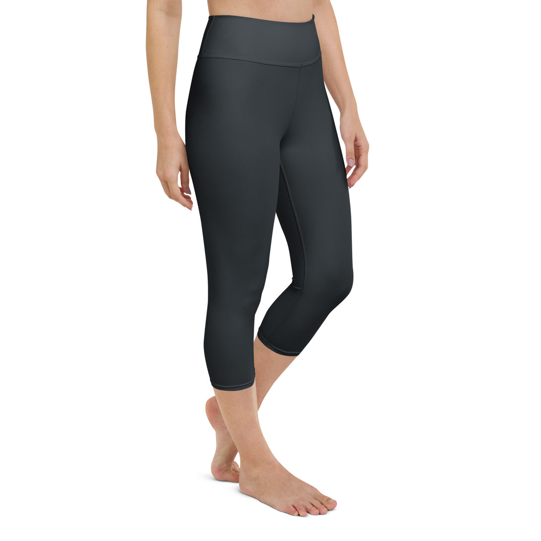 Smokin Charcoal Slate Yoga Capris