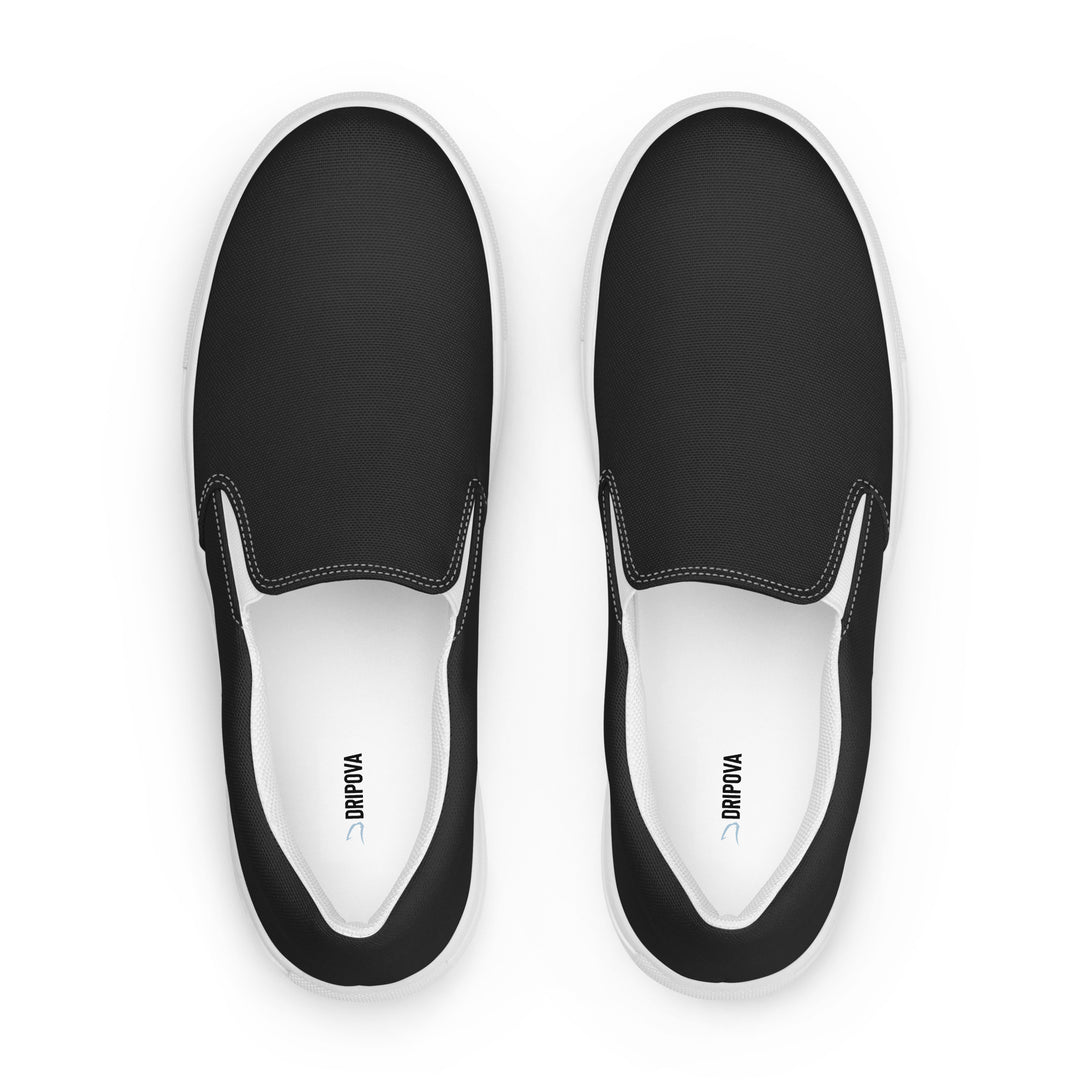 Smokin Charcoal Slate Slip-On Canvas Shoes