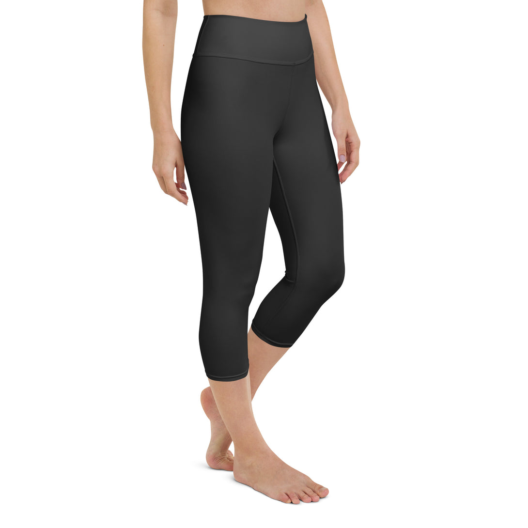 Smokin Charcoal Slate Yoga Capris
