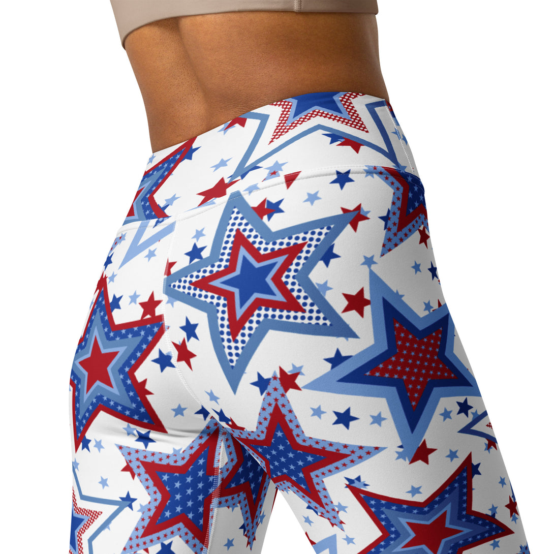 Star-Spangled Vibes Yoga Leggings