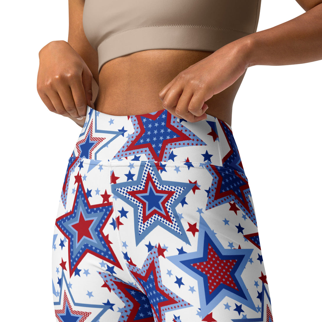 Star-Spangled Vibes Yoga Leggings