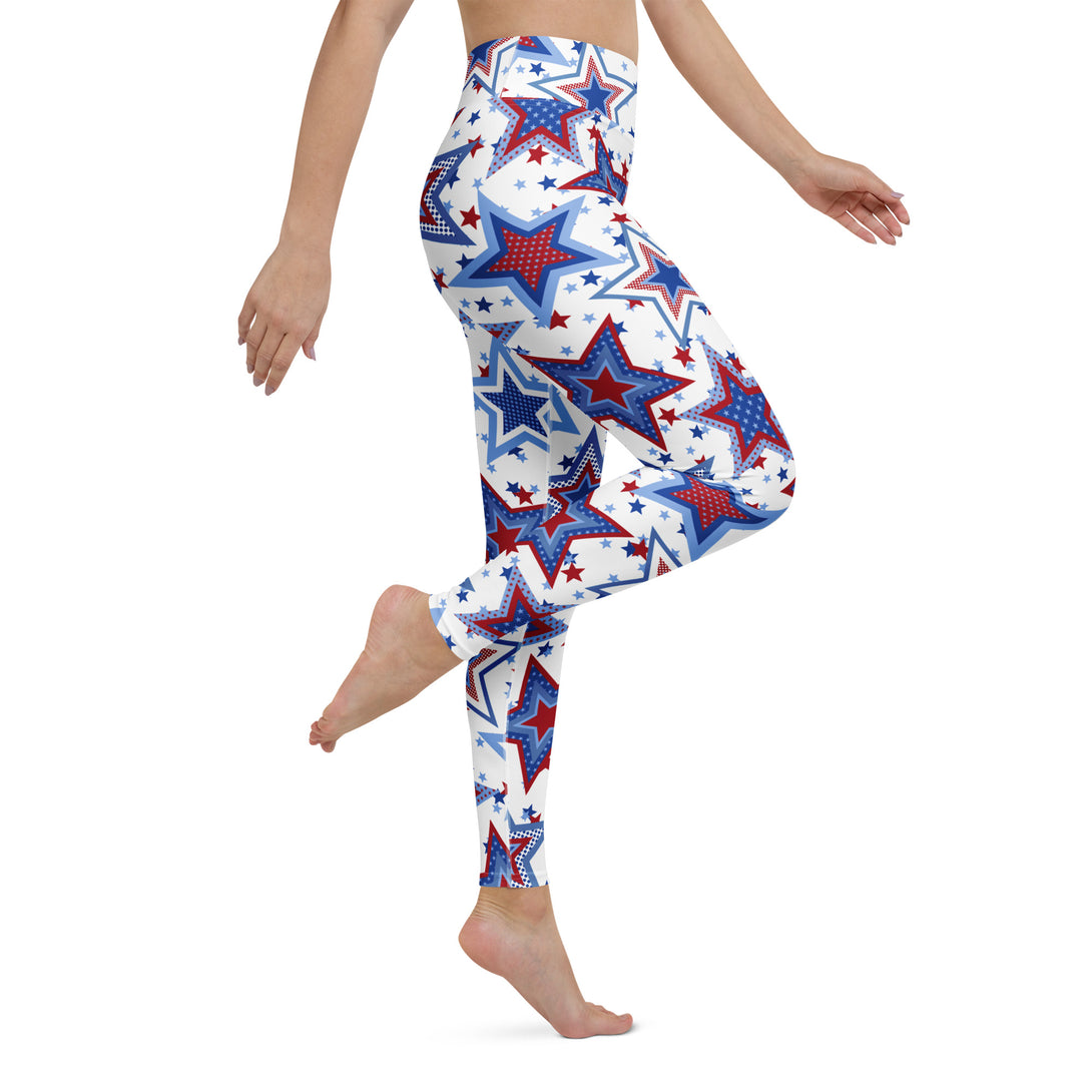 Star-Spangled Vibes Yoga Leggings