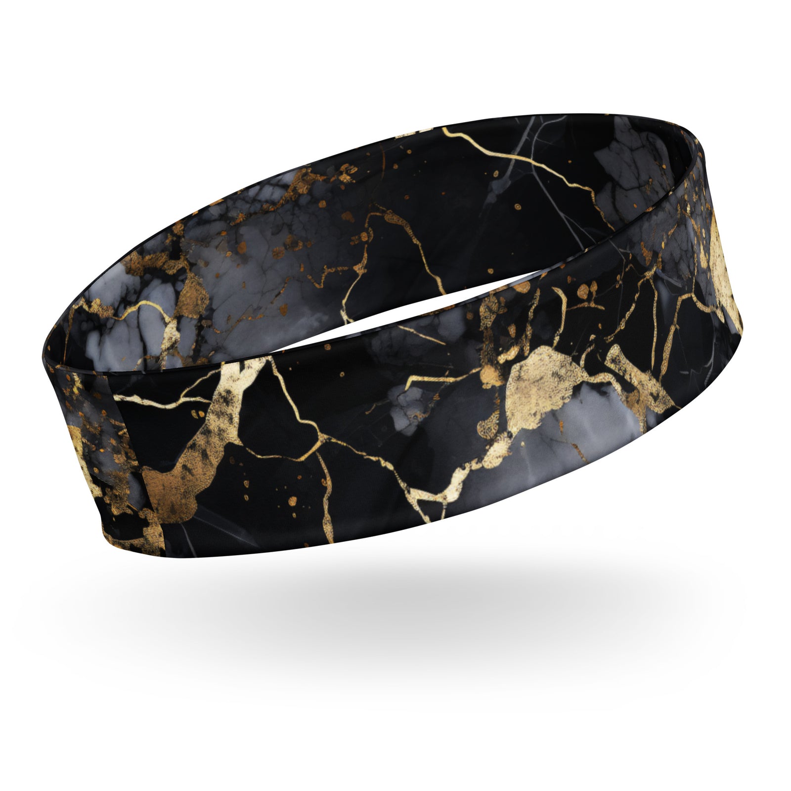 Strike Gold Marble Headband in color by Dripova